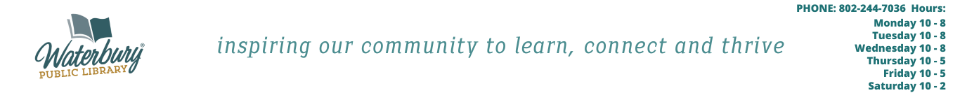 Waterbury Public Library, Waterbury Vermont